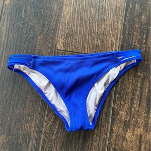 Blue bikini bottom piece